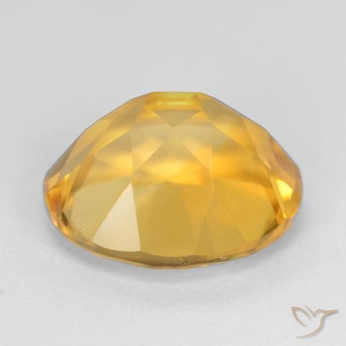 Citrino ouro brilhante Natural 3.40ct, oval, VVS-VS