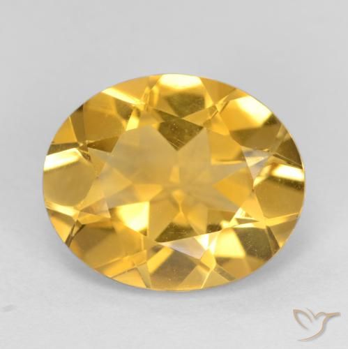 3.06ct Natural Dourado médio Citrino, oval, VVS-VS
