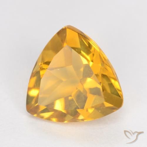 Citrino Dourado Escuro Natural 1.13ct, Trilhão, VS