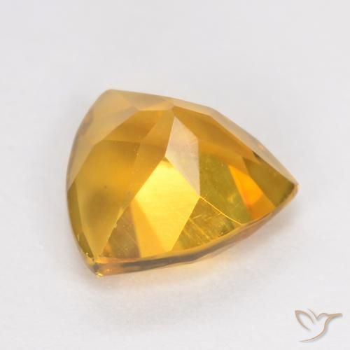 Citrino Dourado Escuro Natural 1.13ct, Trilhão, VS