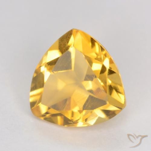 Citrino Dourado médio Natural 1.10ct, Trilhão, VS