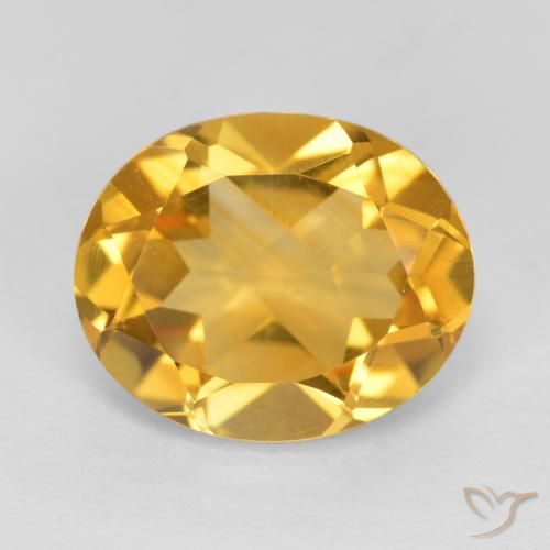 3.18ct Natural Dourado Médio-escuro Citrino, oval, VS