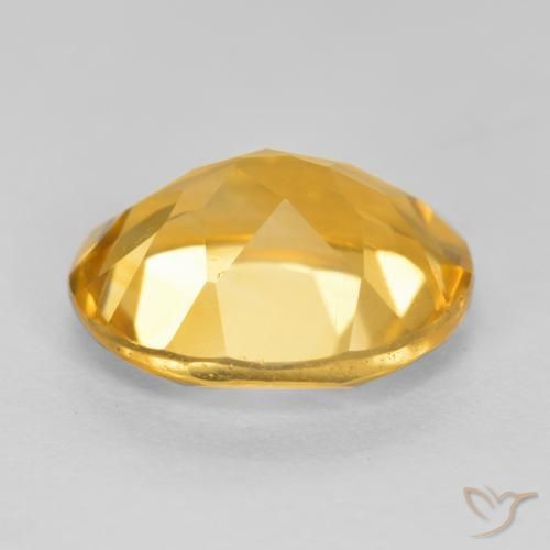 Citrino Dourado Médio-escuro Natural 3.18ct, oval, VS