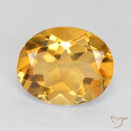 3.09ct Natural Dourado Escuro Citrino, oval, VS
