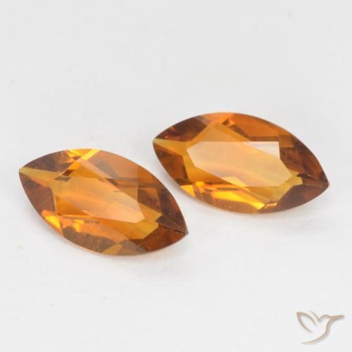 Pedras preciosas de Citrino Laranja Médio natural de 1.01 ct, Marquesa, VS