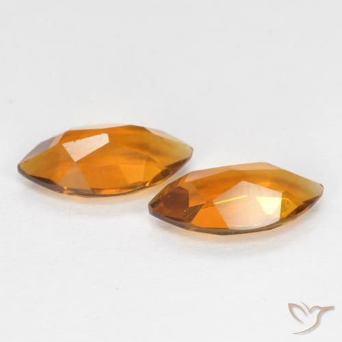 Pedras preciosas de Citrino Laranja Médio natural de 1.01 ct, Marquesa, VS