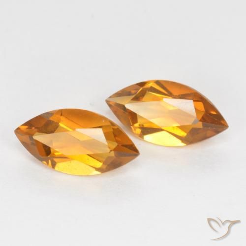 Pedras preciosas de Citrino Laranja Médio natural de 1.01 ct, Marquesa, VS