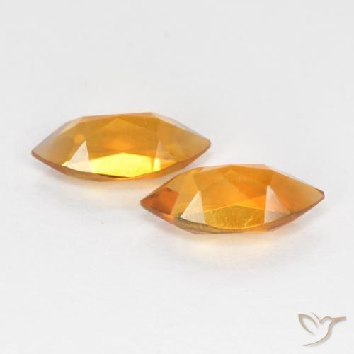 Pedras preciosas de Citrino Laranja Médio natural de 1.01 ct, Marquesa, VS