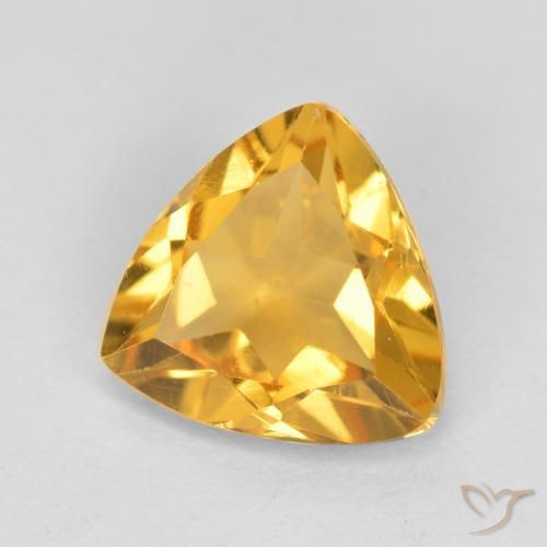 Citrino Dourado médio Natural 0.95ct, Trilhão, VS