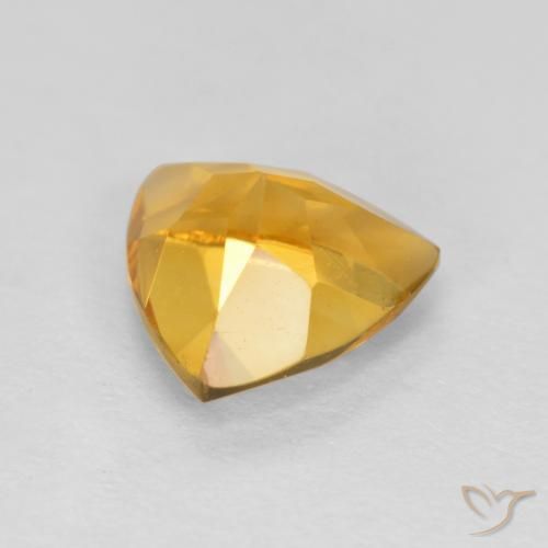 Citrino Dourado Médio-escuro Natural 0.95ct, Trilhão, VS