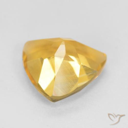 Citrino ouro brilhante Natural 0.90ct, Trilhão, VS