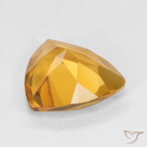 Citrino Laranja Dourado Profundo Natural 0.92ct, Trilhão, VS