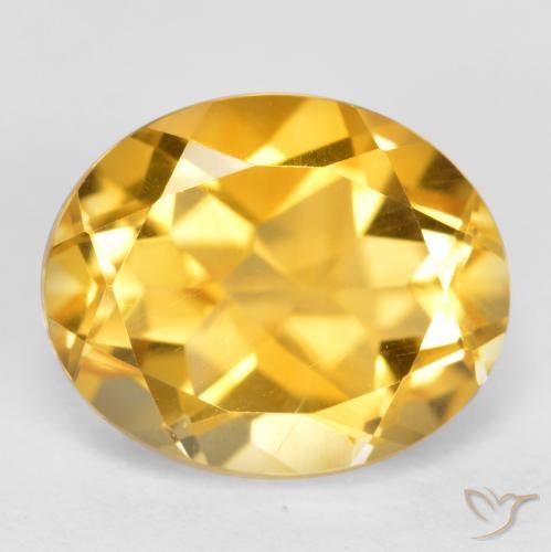 3.71ct Natural ouro médio Citrino, oval, VS