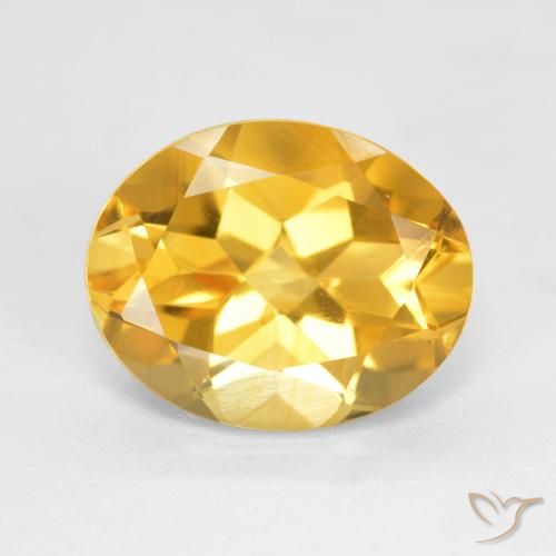 3.38ct Natural ouro brilhante Citrino, oval, VS