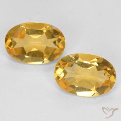 0.74ctw Natural Dourado médio Citrino, oval, VS