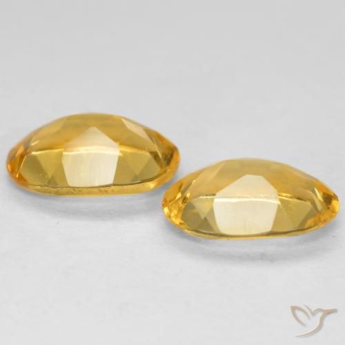 Pedras preciosas de Citrino Dourado médio natural de 0.74 ct, oval, VS