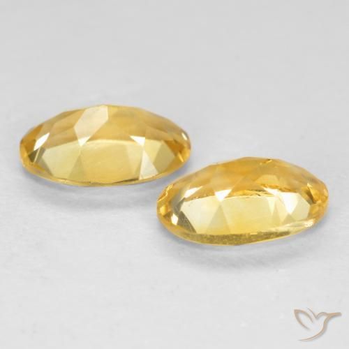 Pedras preciosas de Citrino Dourado médio natural de 0.68 ct, oval, VS