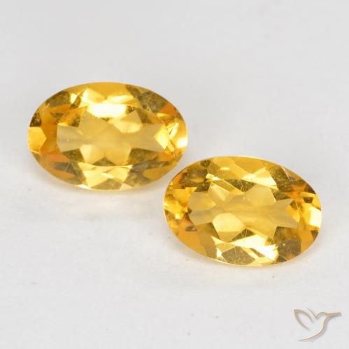 0.78ctw Natural Dourado Escuro Citrino, oval, VS