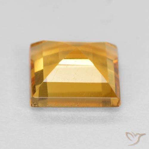 Citrino Laranja-Ouro Natural 1.48ct, Quadrado, VS