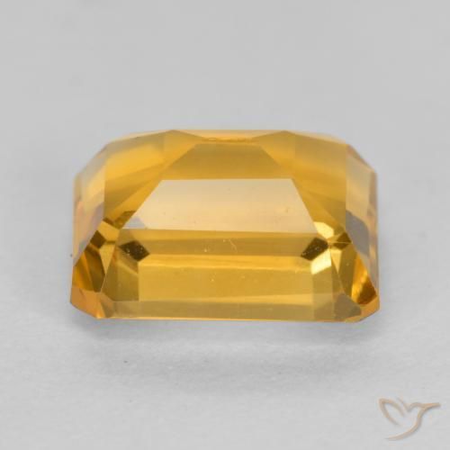Citrino Laranja-Ouro Natural 1.63ct, Corte Octógono / Esmeralda, VS