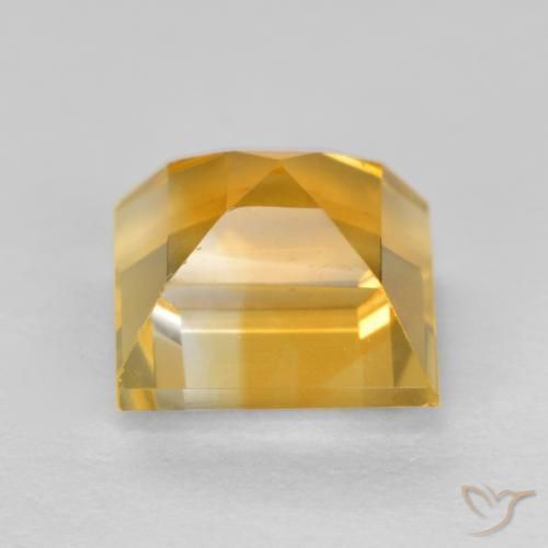 Citrino Laranja Dourado Profundo Natural 1.98ct, Quadrado, VS