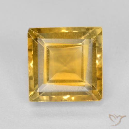 1.68ct Natural Dourado Citrino, Quadrado, VS