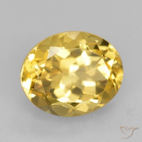 Citrino Laranja Dourada Natural 4.38ct, oval, VVS-VS