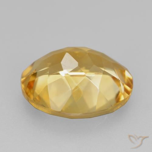 Citrino Dourado Médio-escuro Natural 4.10ct, oval, VVS