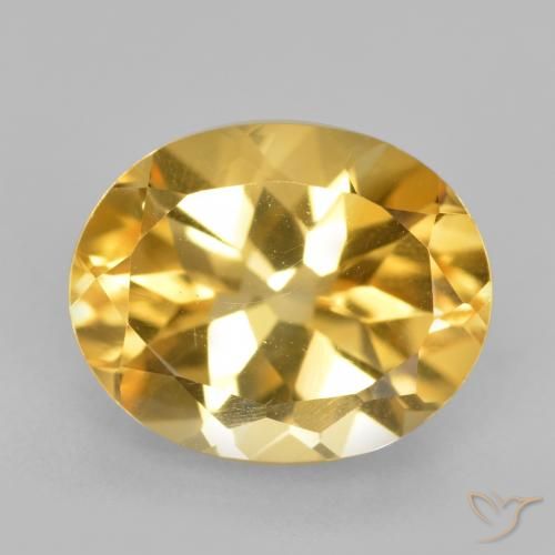 4.68ct Natural Dourado Médio-escuro Citrino, oval, VS