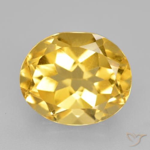 4.57ct Natural Dourado médio Citrino, oval, VS