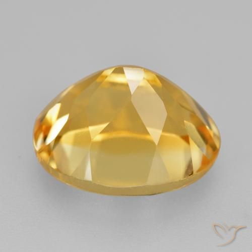 Citrino Dourado Médio-escuro Natural 4.86ct, oval, VVS-VS