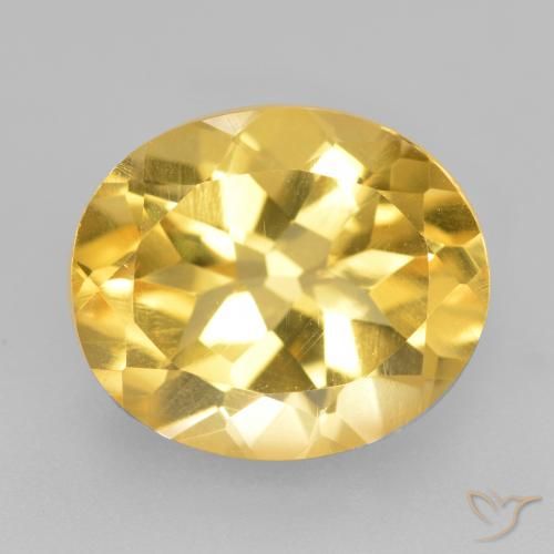4.66ct Natural Laranja Dourada Citrino, oval, VS