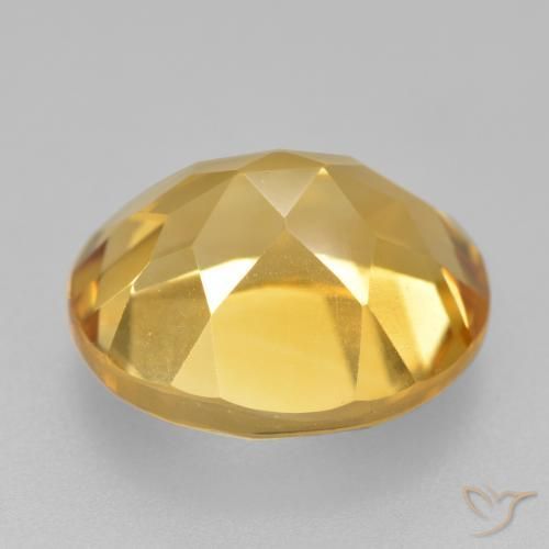 Citrino Laranja Dourada Natural 5.01ct, oval, VVS-VS