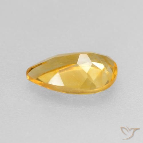 Citrino Top Ouro Natural 0.66ct, Formato de pêra, VS