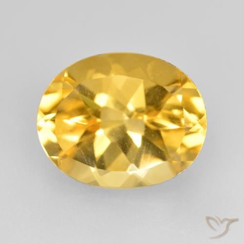 4.85ct Natural Dourado médio Citrino, oval, VVS-VS