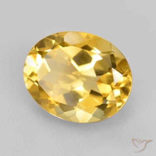 Citrino Dourado Natural 4.42ct, oval, VVS-VS