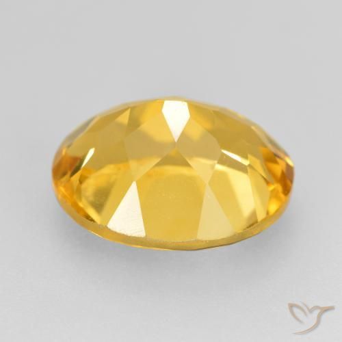 Citrino ouro médio Natural 4.62ct, oval, VVS-VS