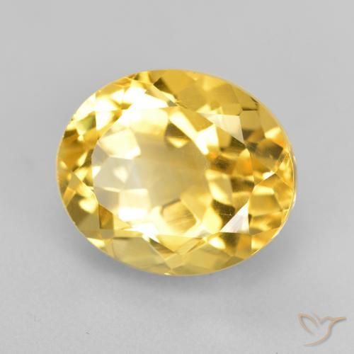 Citrino Dourado Natural 5.04ct, oval, VVS-VS