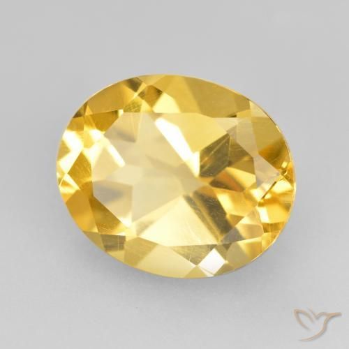 Citrino Dourado Natural 4.43ct, oval, VVS-VS