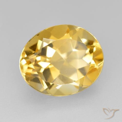 Citrino Dourado Natural 4.38ct, oval, VVS-VS