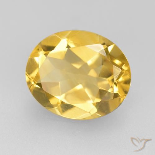 Citrino Dourado Natural 4.07ct, oval, VVS-VS