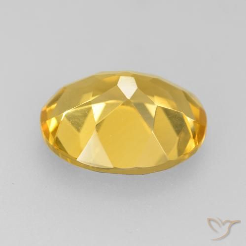 Citrino Dourado Natural 4.07ct, oval, VVS-VS