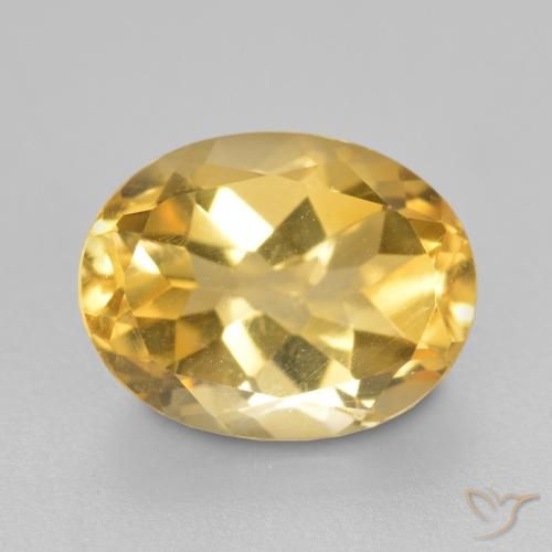 1.91ct Natural Laranja Dourada Citrino, oval, VS