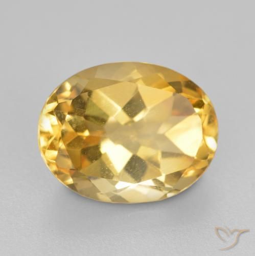 Citrino Laranja Dourada Natural 1.91ct, oval, VS