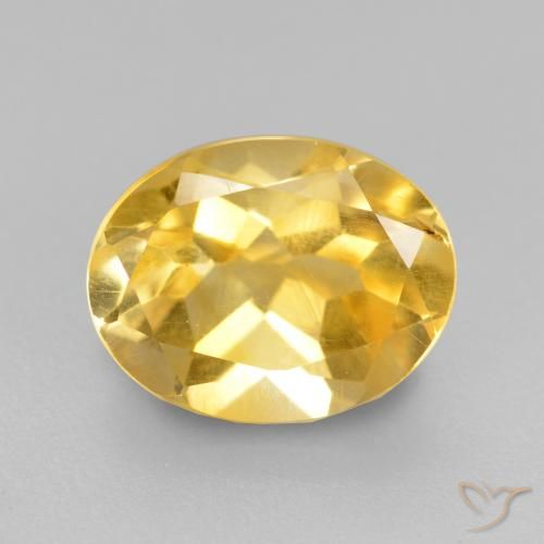 1.84ct Natural ouro médio Citrino, oval, VS