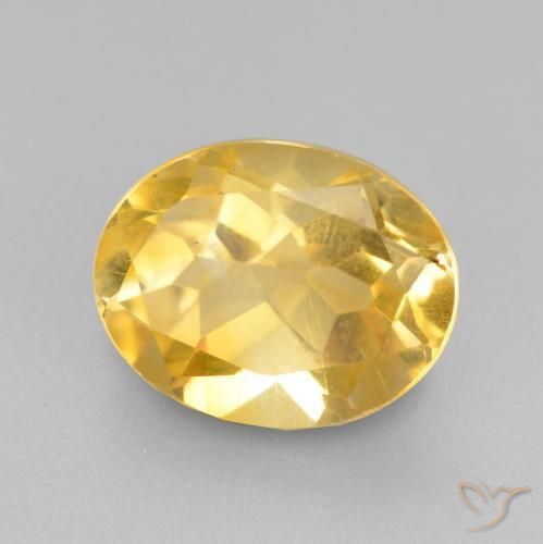 Citrino ouro médio Natural 1.84ct, oval, VS