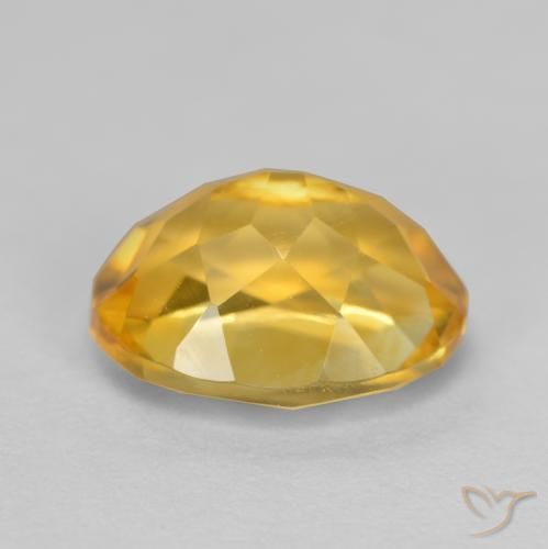 Citrino Dourado Médio-escuro Natural 1.86ct, oval, VS