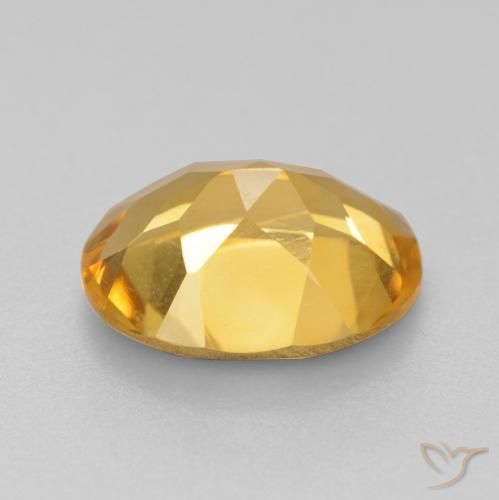Citrino Dourado médio Natural 1.53ct, oval, VS