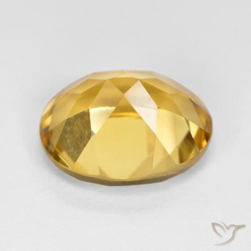 Citrino Laranja Dourada Natural 4.68ct, oval, VVS-VS