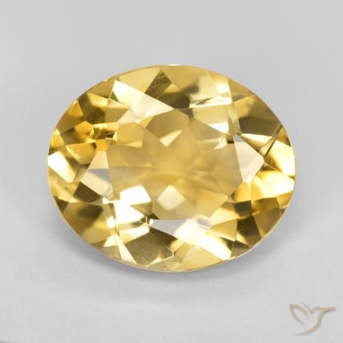 4.31ct Natural Laranja Dourada Citrino, oval, VVS-VS